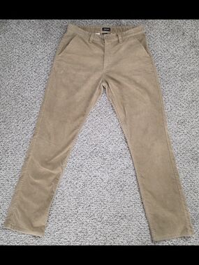 Brixton Choice Regular Fit Men’s Tan Corduroy Pants